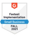 Fastest Implementation Small Business Award Badge